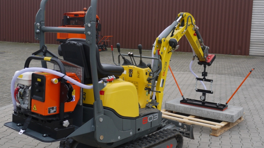 Optimas Vacu-Magnet 500 P to mini loader