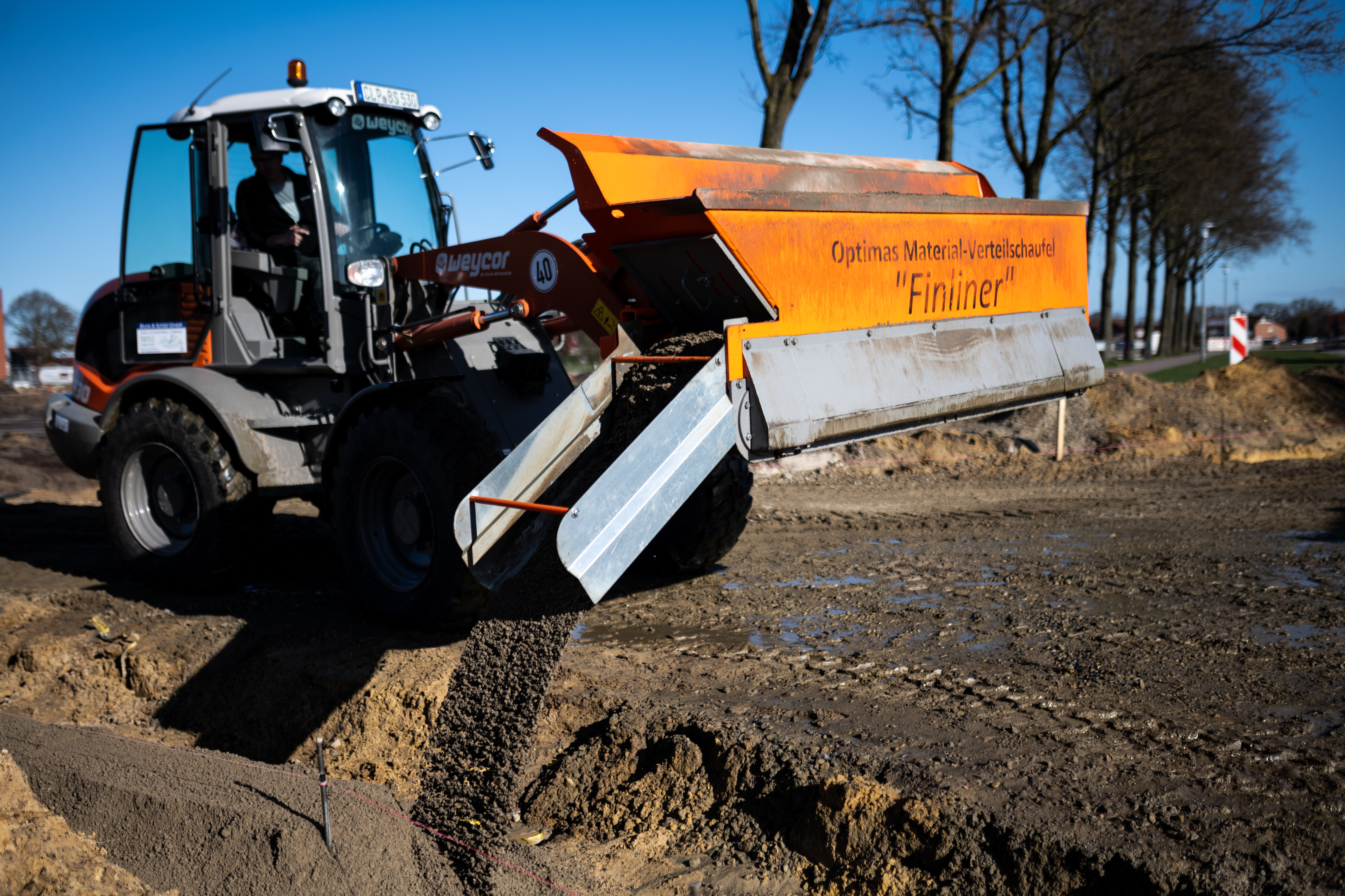 Side-shoot bucket "Finliner" 0,5 m³/1,0 m³ + 1,4 m³