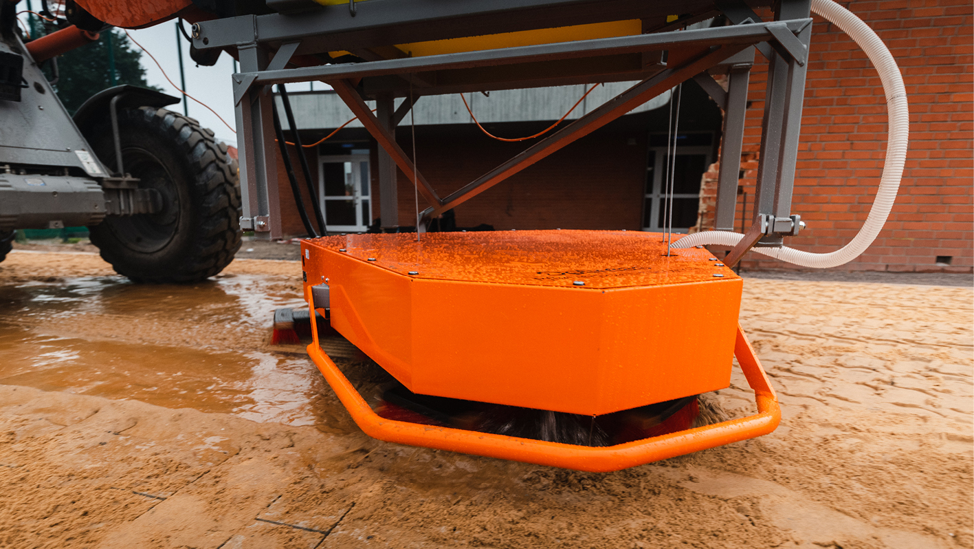 Paver Joint Filling device for wheel loader