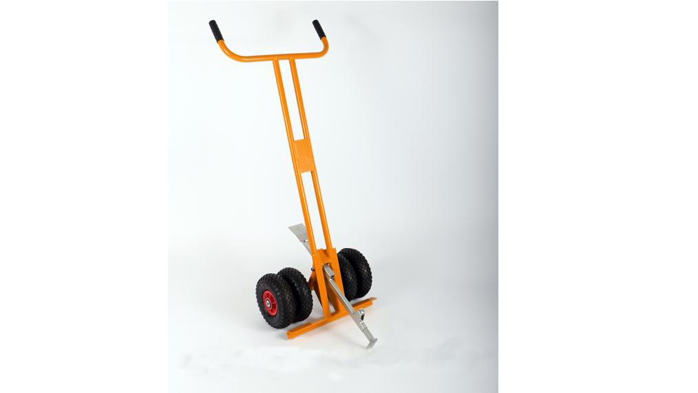 Slab installation cart, adjustable