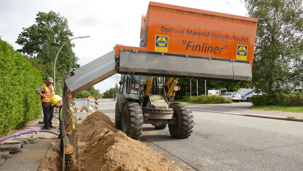 Side-Shoot bucket "Finliner" 0.5 m³/1.0 m³ + 1,4 m³