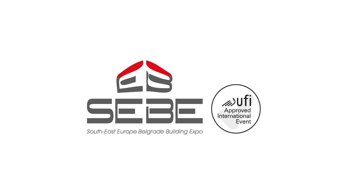 Logo of the South-East Europe Belgrade Building Expo with UFI approval symbol – Optimas.