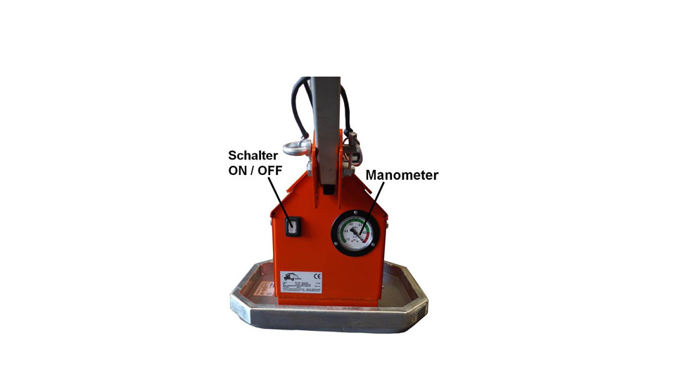 Optimas Vacuum device SV 200 E - Side view
