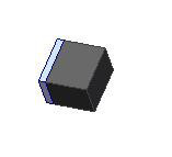 Spare rubber block for paving hammer
