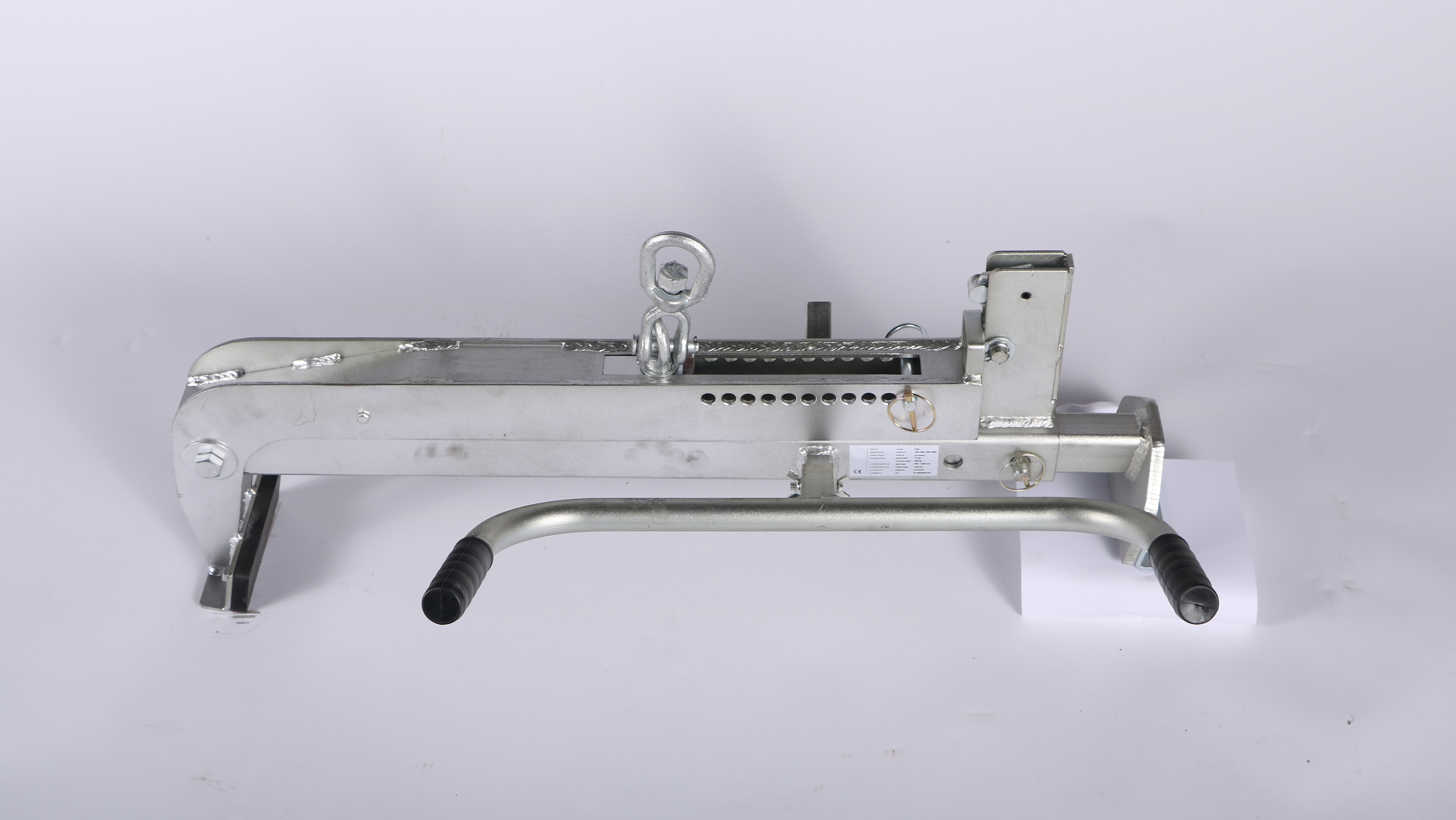 Kerb-Clamp as attachment for construction machines - mechanical