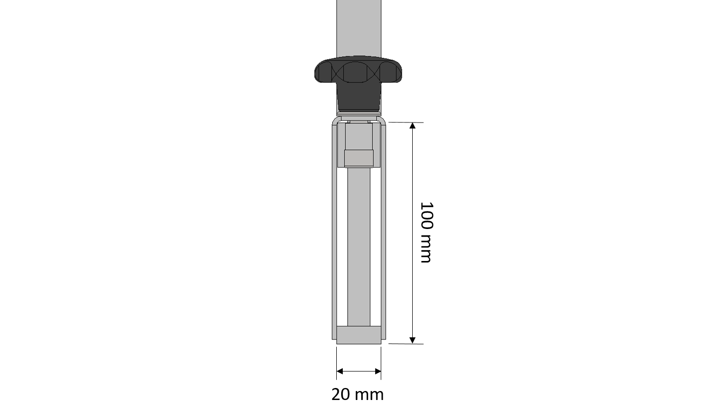 Levelling “Shoe“, short