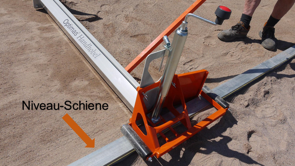 Screed rails 20m for Mini Screed System
